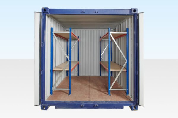 Adjustable, Heavy Duty Three Tier Container Racking (Single Bay) - Image 2