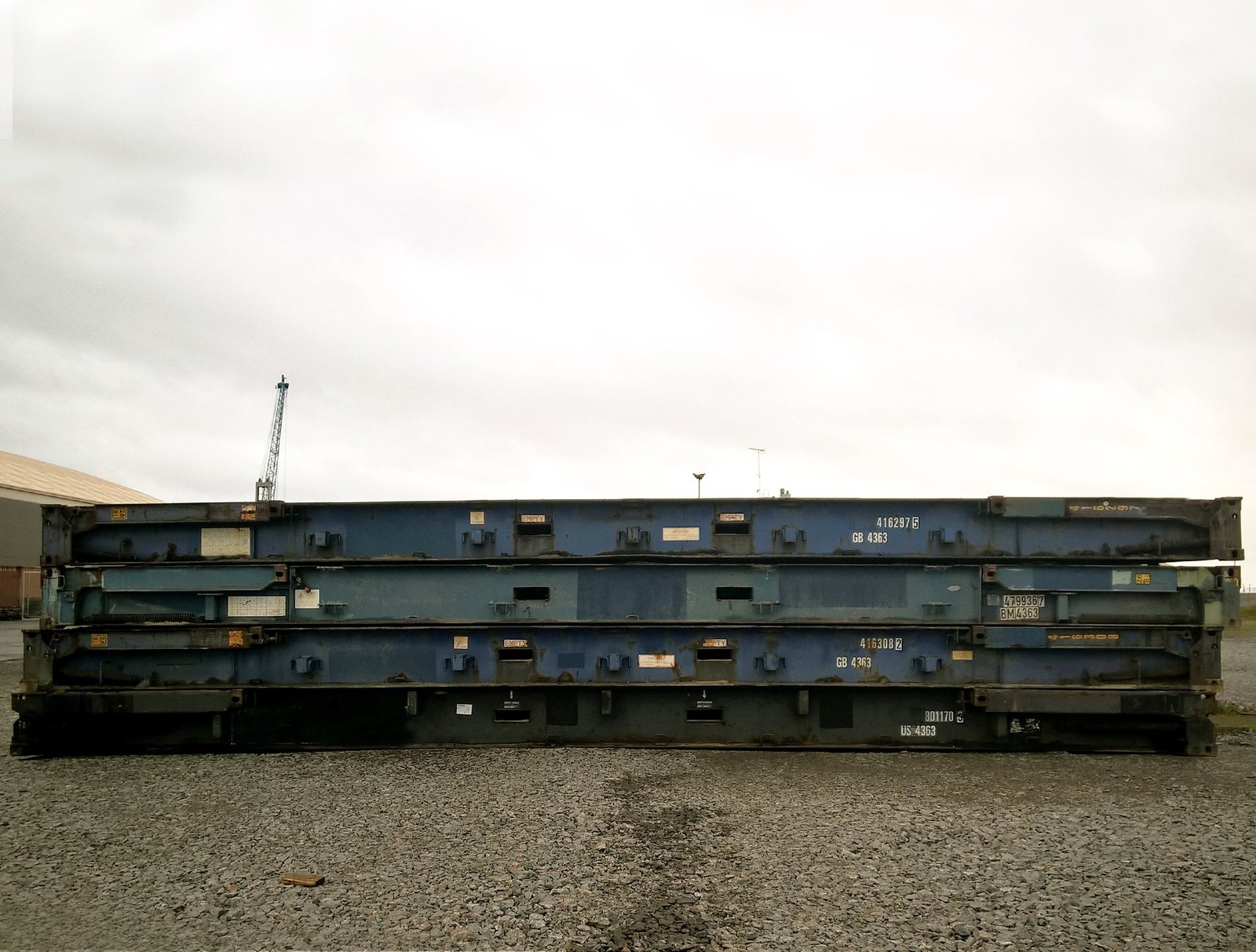 40ft x 8ft Used Shipping Container – Flat-Rack - Image 5