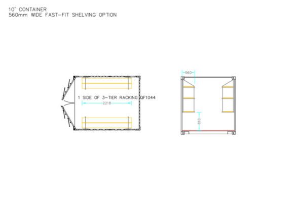 Fastfit Three Tier Racking (Single Bay) - Image 2