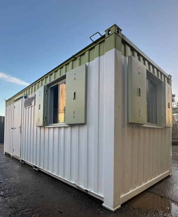 21x8ft | Canteen / Office With Kitchenette | Portable Building | Anti-Vandal | Site Accommodation | Reduced